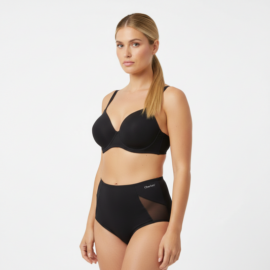 Mirage Noir Culotte ventre plat
