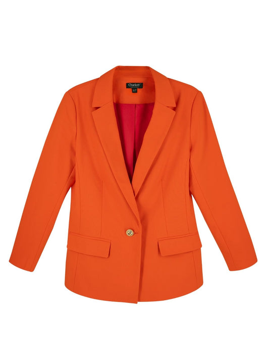 CONSTANCE - Veste de tailleur orange