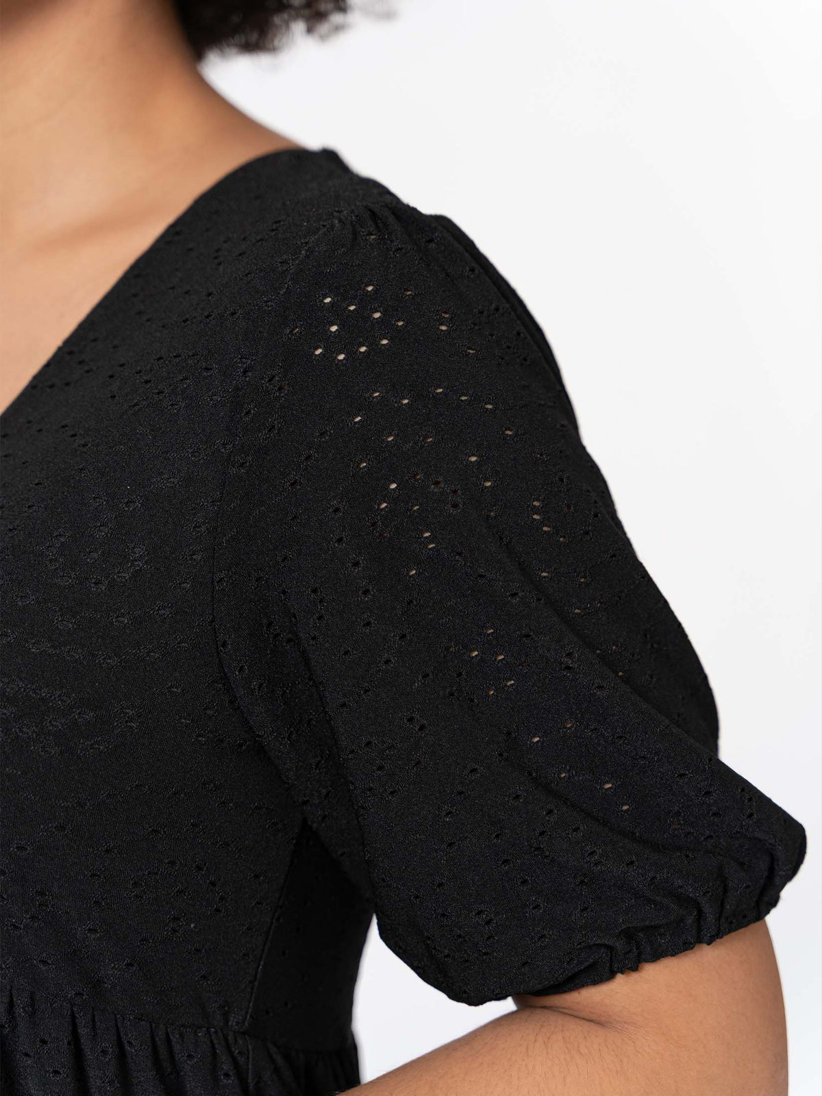ARETHA - Robe manche courte en maille