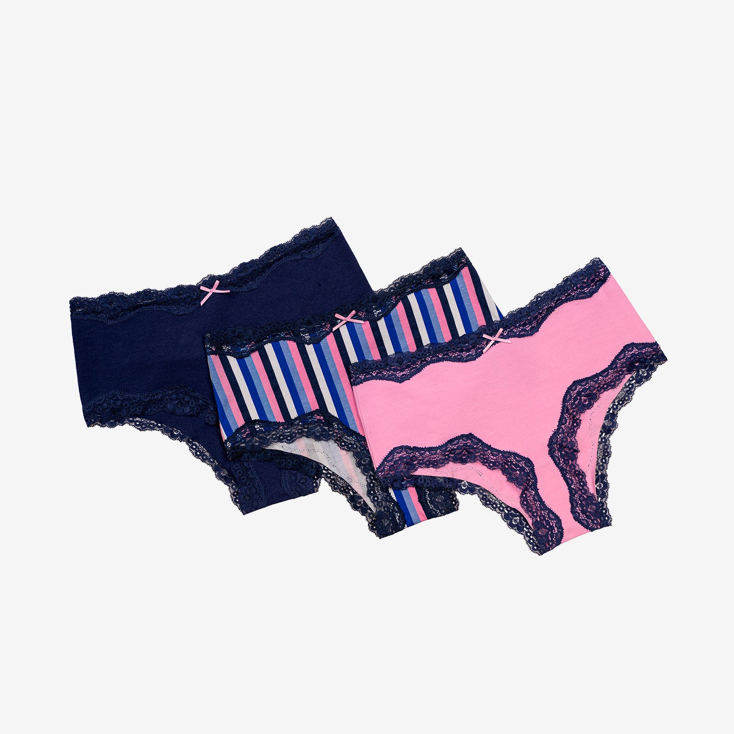 Pack de 3 Culottes PINK RAINBOW