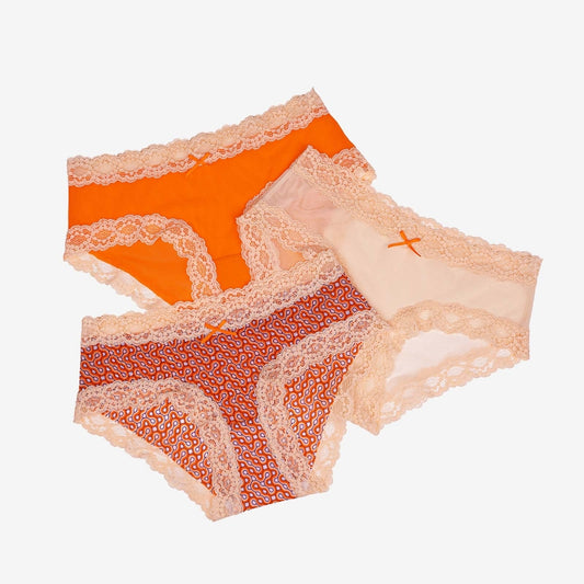 SPIRALE Pack de 3 shortys