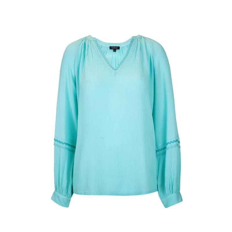 ALOIS TURQUOISE Blouse