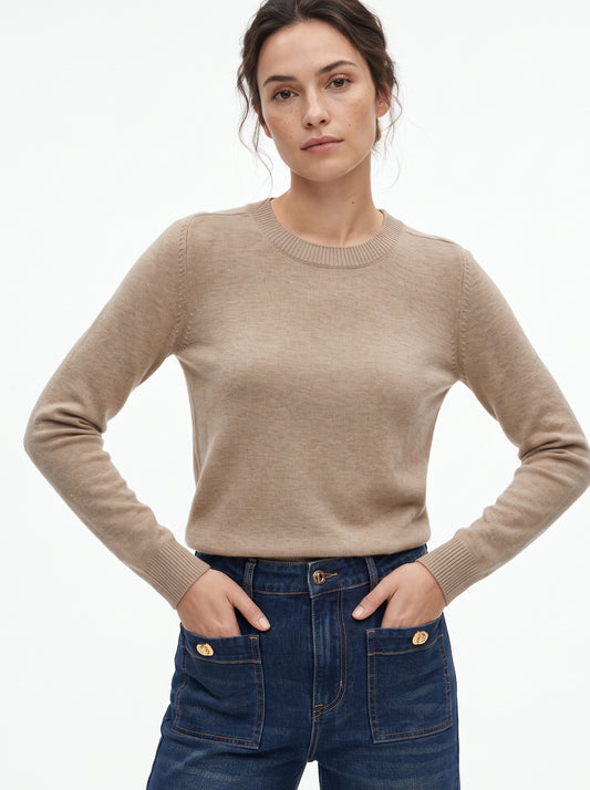 MAXENCE - Pull en maille fine