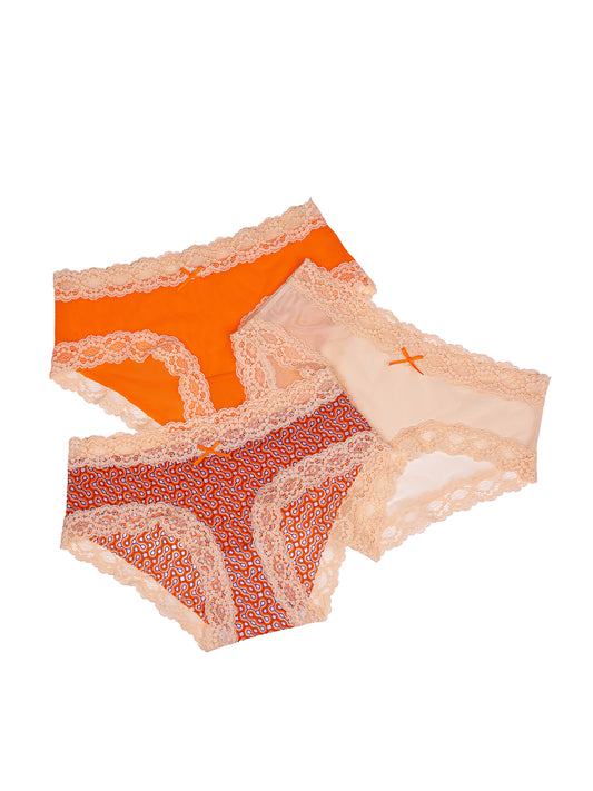 SPIRALE - Pack de 3 shortys