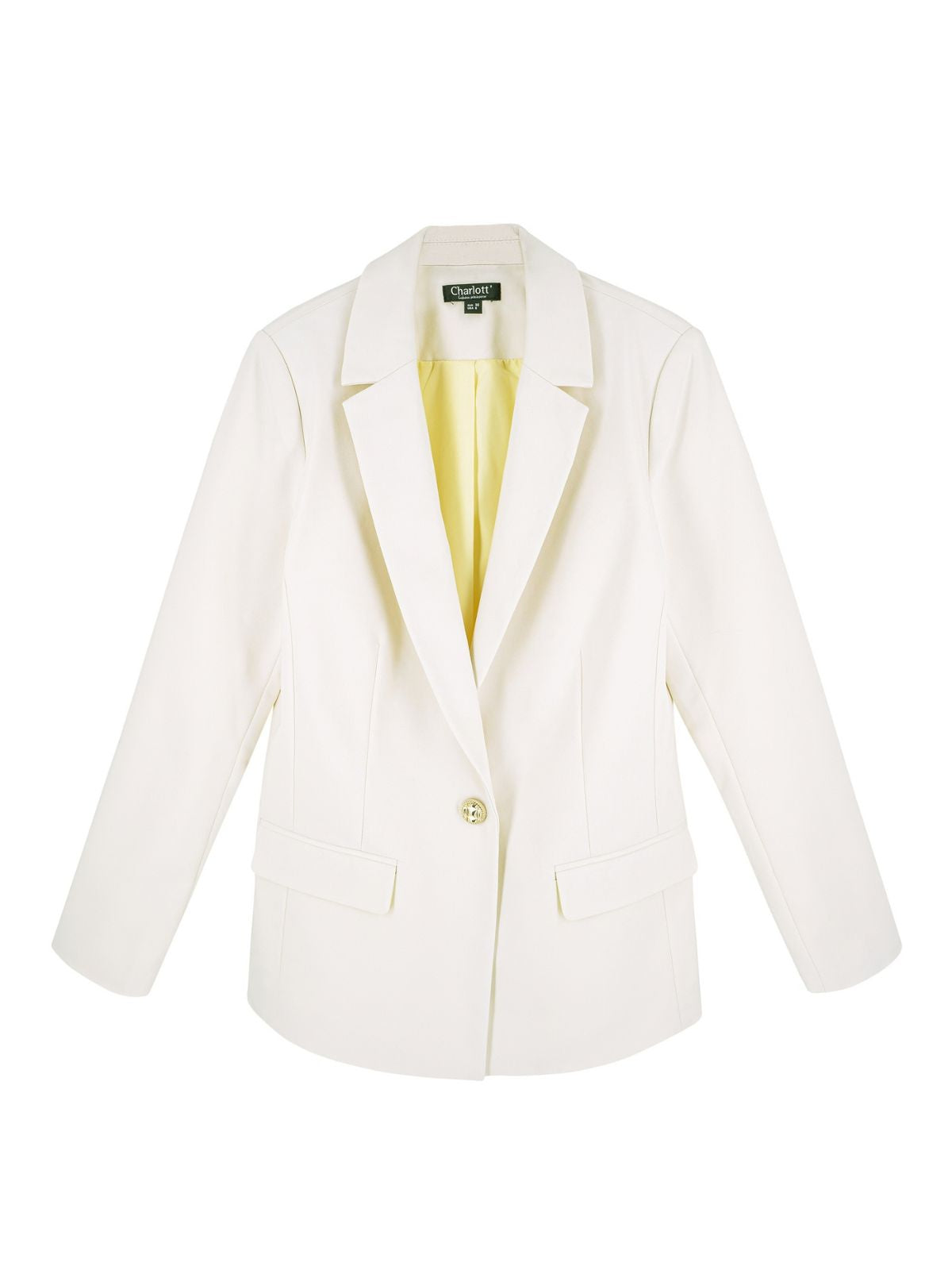CONSTANCE - Veste de tailleur ivoire