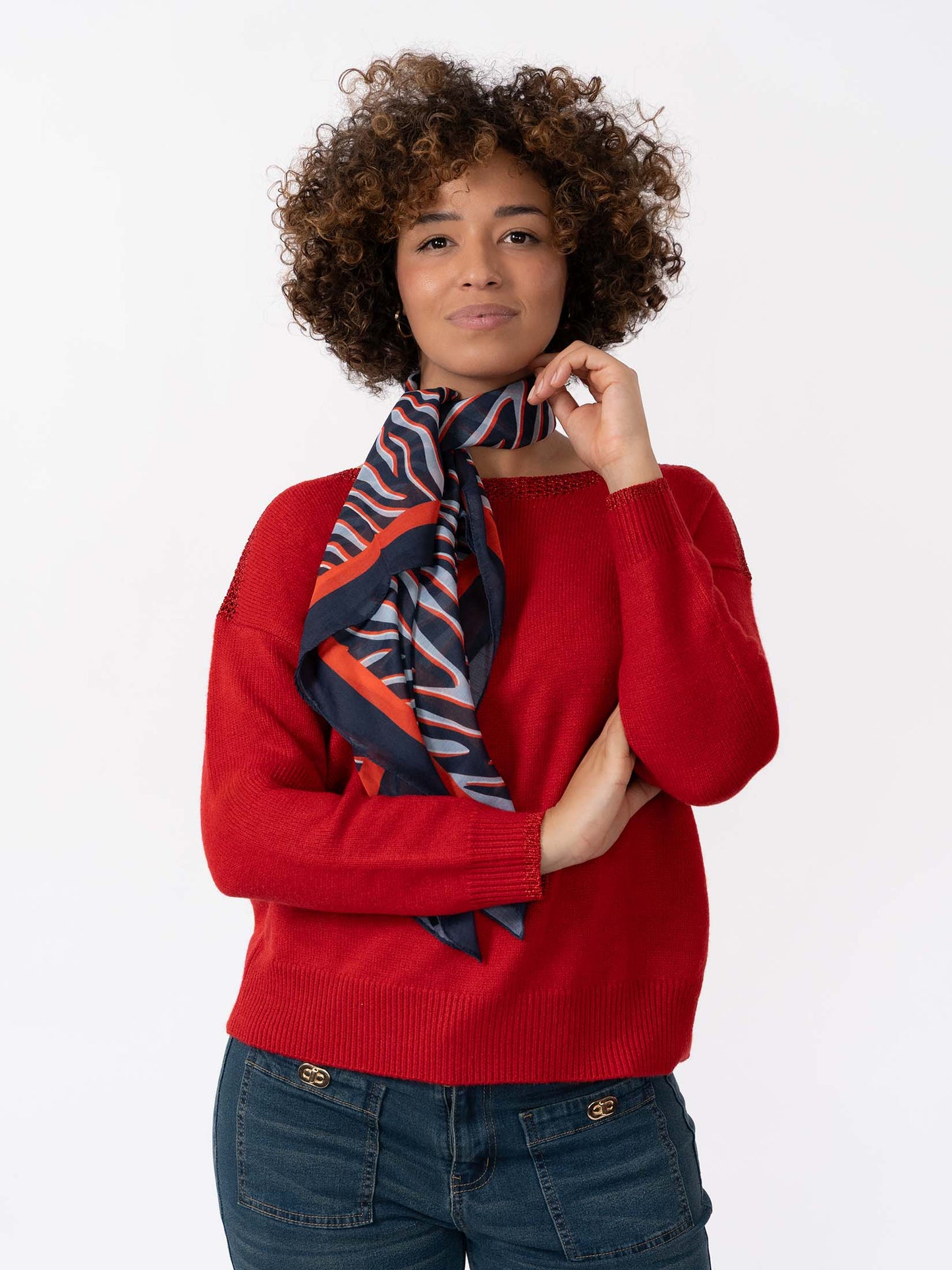 MADI - Pull avec détails irisés