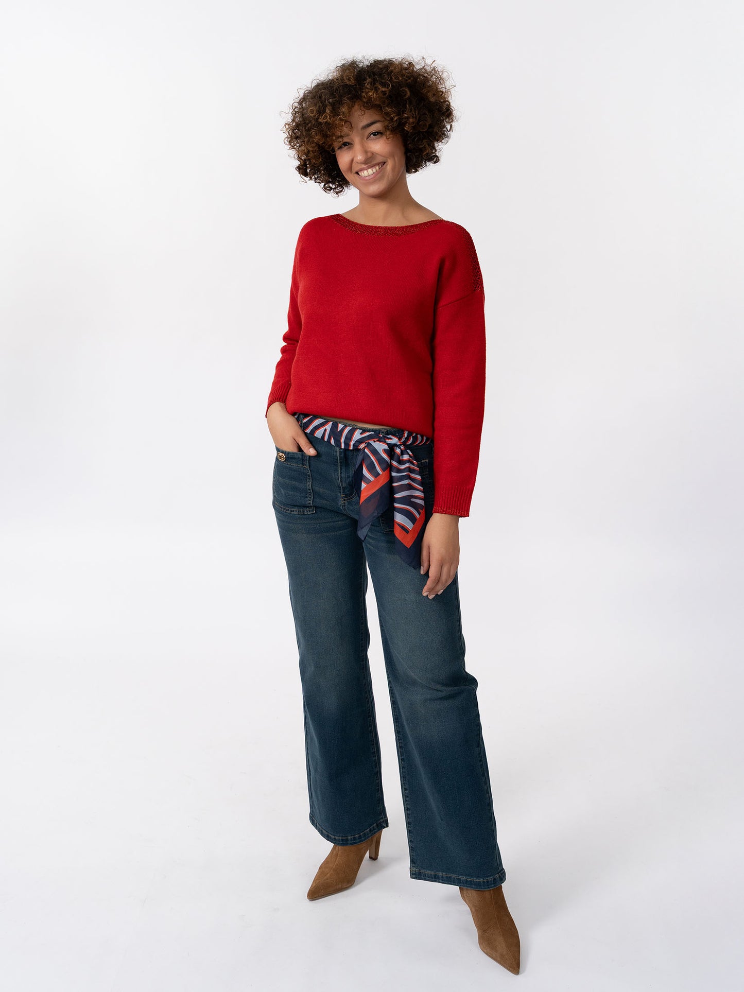 MADI - Pull avec détails irisés