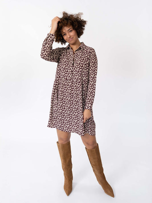 ANAE - Robe fluide monochrome